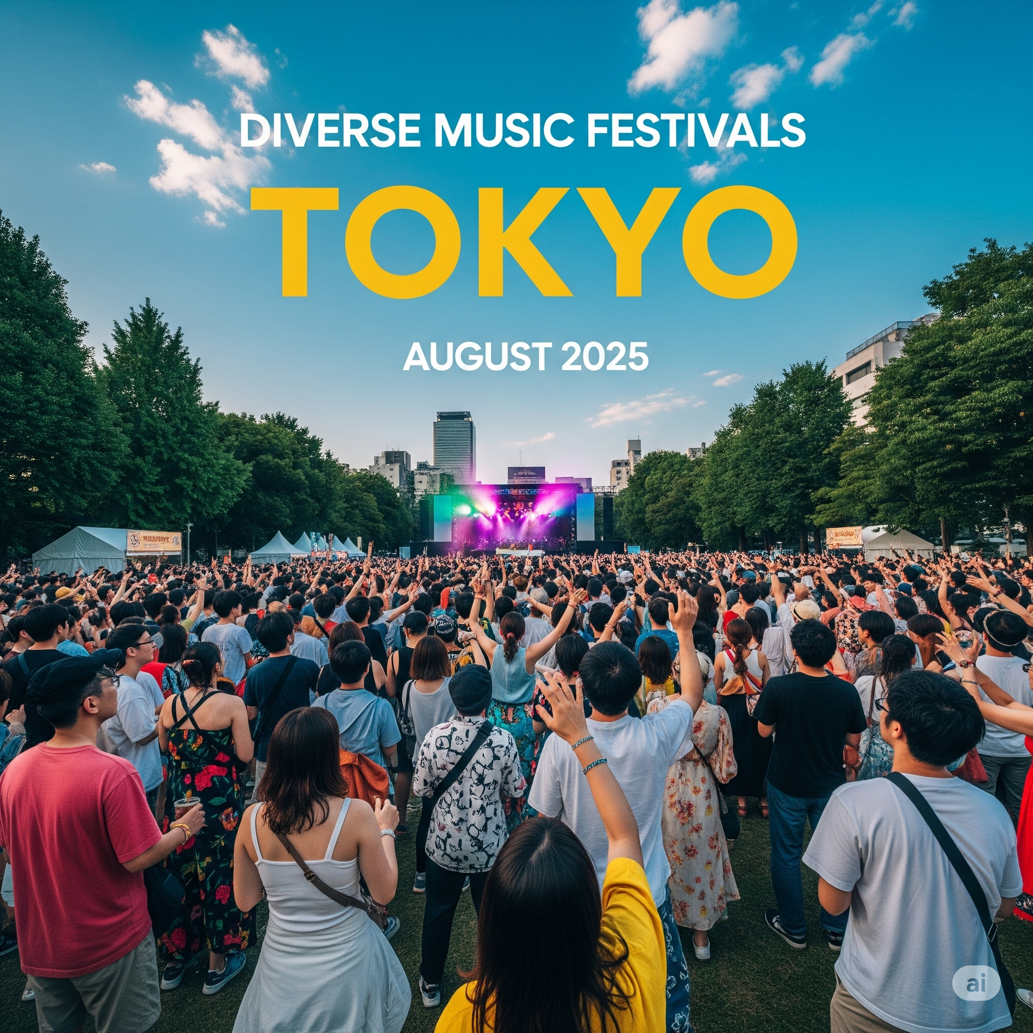 2025年8月の東京音楽イベント情報 夏を彩る多彩なジャンルのフェスやコンサートガイド