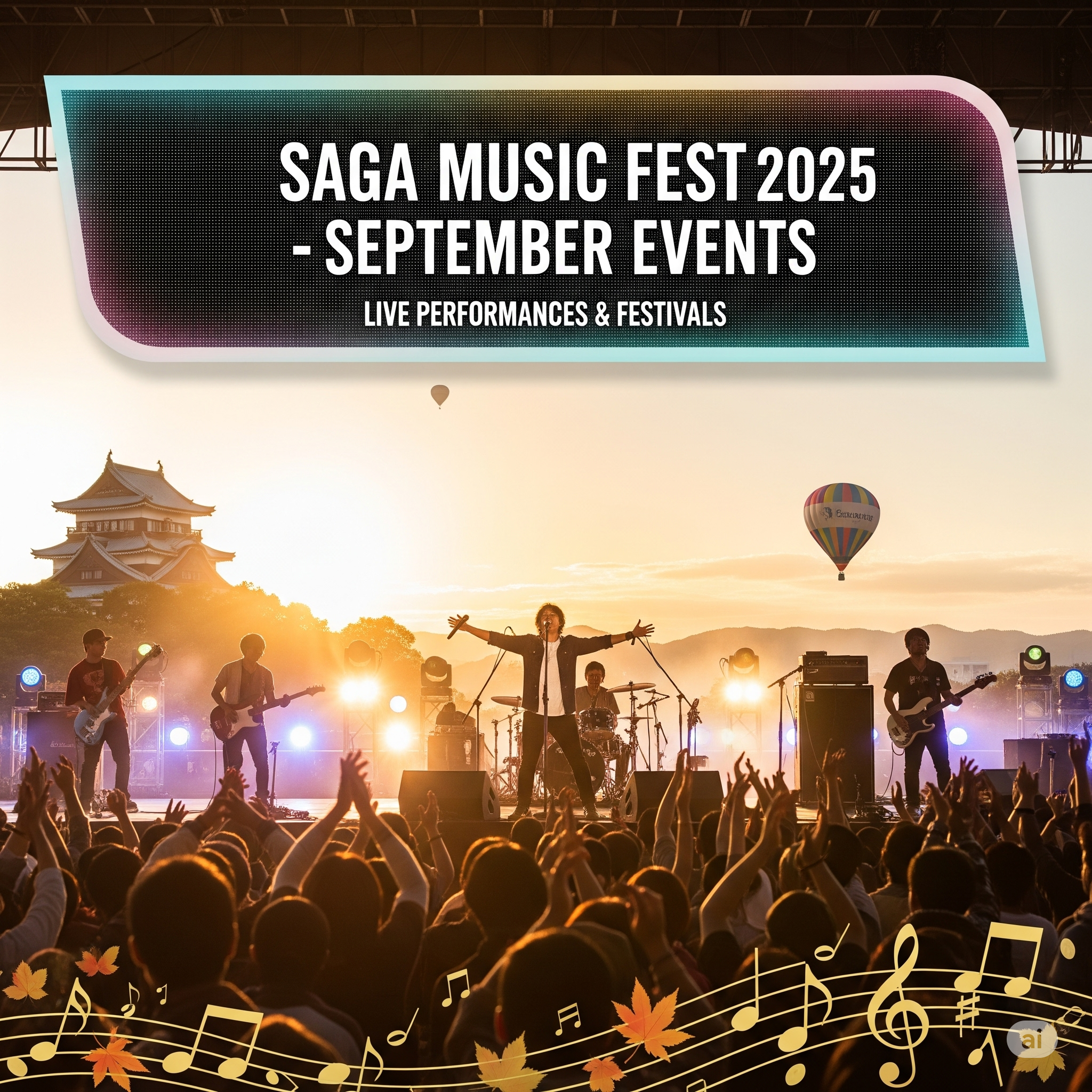 2025年9月 佐賀県内の音楽イベント情報 総まとめ あなたの秋を彩るライブやフェス